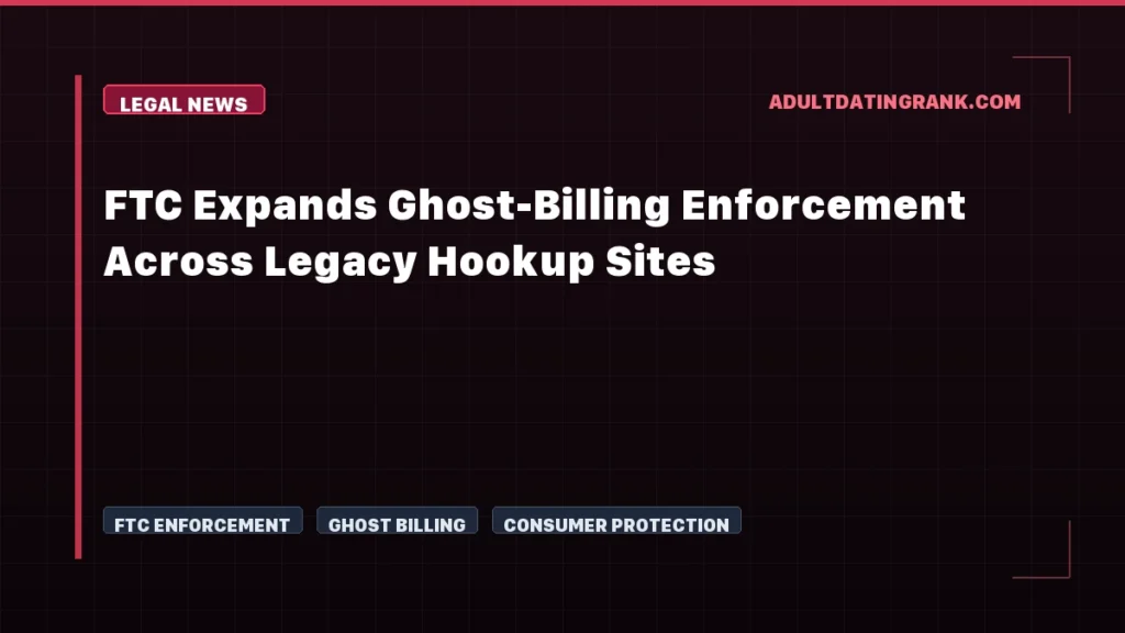 FTC Expands Ghost-Billing Enforcement Across Legacy Hookup Sites