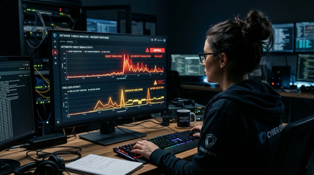 NooNeed scam investigation analyzing credit consumption and ghost messaging