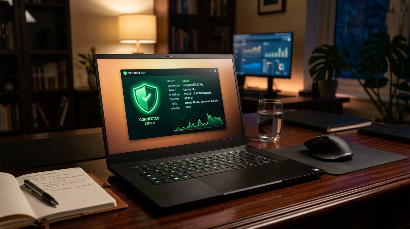 NordVPN Server & Threat Protection Interface